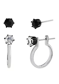 Punk Romance Stud & Huggie Earring Set