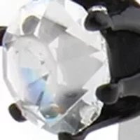 Punk Romance Stone Stud Hoop Earrings