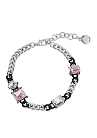 Punk Romance Stone Link Bracelet