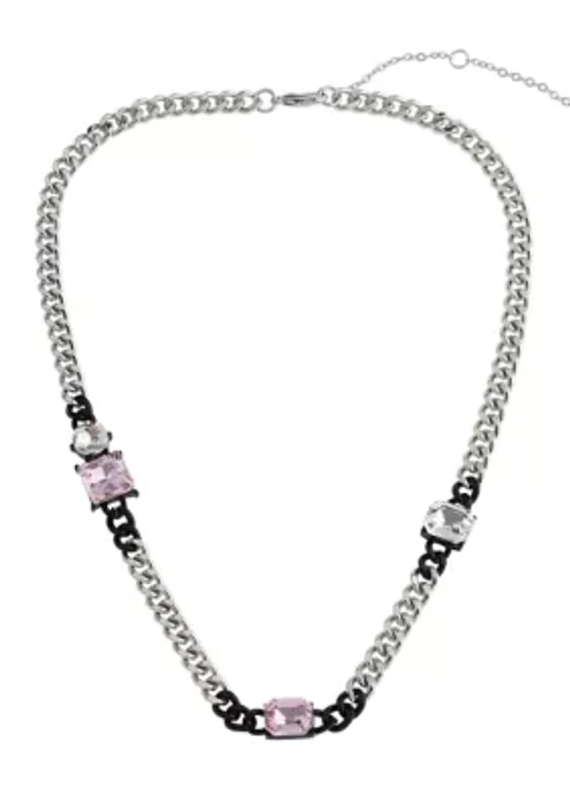 Punk Romance Stone Frontal Collar Necklace