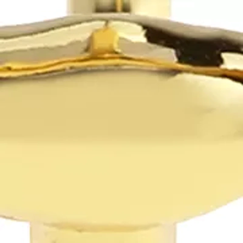 Collegiate C Link Hoop Earrings