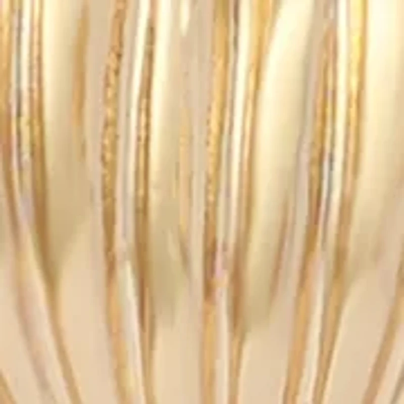 Fluted Heart Drop Earrings