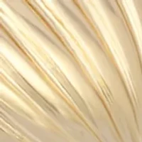 Fluted Heart Charm Bangle Bracelet