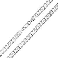 Mens Italian Thick/Heavy Sterling Silver Miami Cuban Curb Chain Necklace
