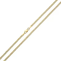 14k Yellow Gold Petite 18" Miami Cuban Curb Chain Necklace