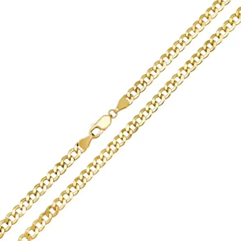 Mens 14k Yellow Gold Thick/Heavy 24" Miami Cuban Curb Chain Necklace
