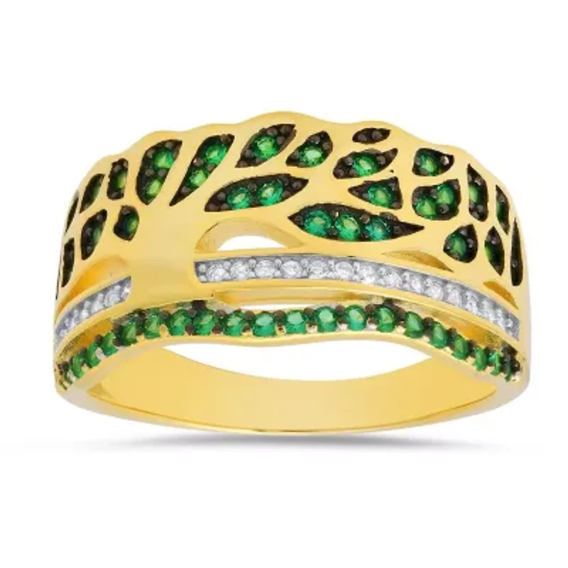 Sterling Silver Tree of Life Statement Ring
