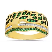 Sterling Silver Tree of Life Statement Ring