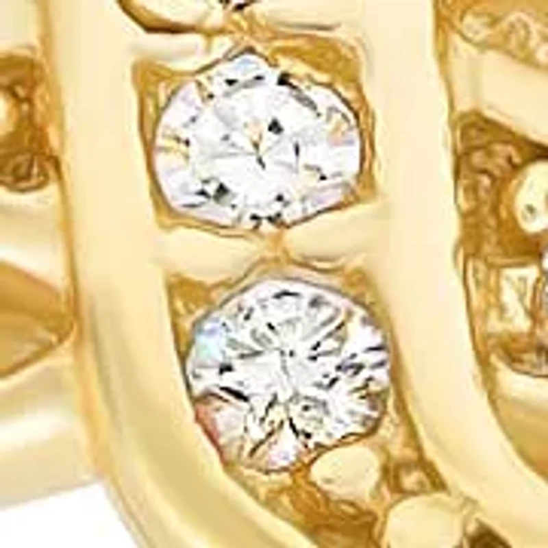 Sterling Silver CZ Love Knot Ring