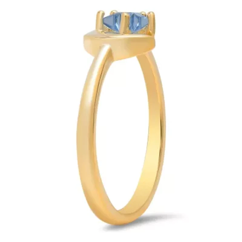 Sterling Silver CZ Celestial Star/Moon Ring