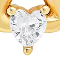 Sterling Silver CZ Infinity Love Heart Necklace