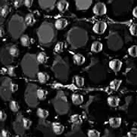 Lab Created Silver Plated Black Cz Panther Bangle