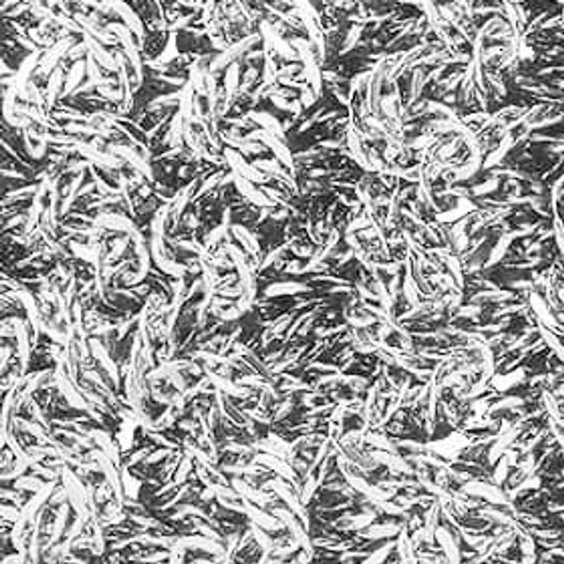 Ladies 18k white gold plated brass braided bracelet