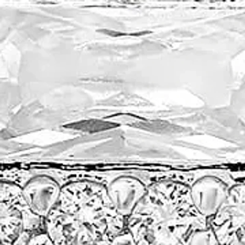 Ladies 18k white gold plated brass simulated diamonds huggie earrings