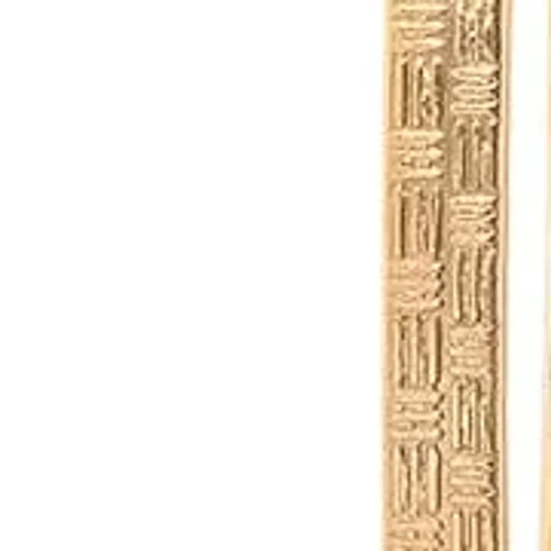 Ladies 18k gold plated 55mm hoop earrings