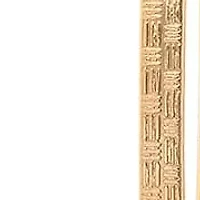 Ladies 18k gold plated 55mm hoop earrings