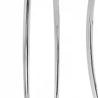 Ladies stainless steel hoop earrings