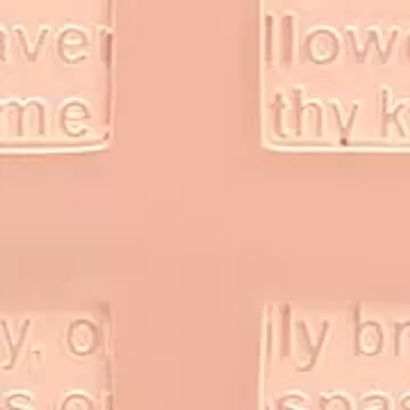 18k rose gold plated stainless steel round our father prayer pendant with cross