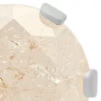 Ladies stainless steel white simulated diamond galaxy stud earrings