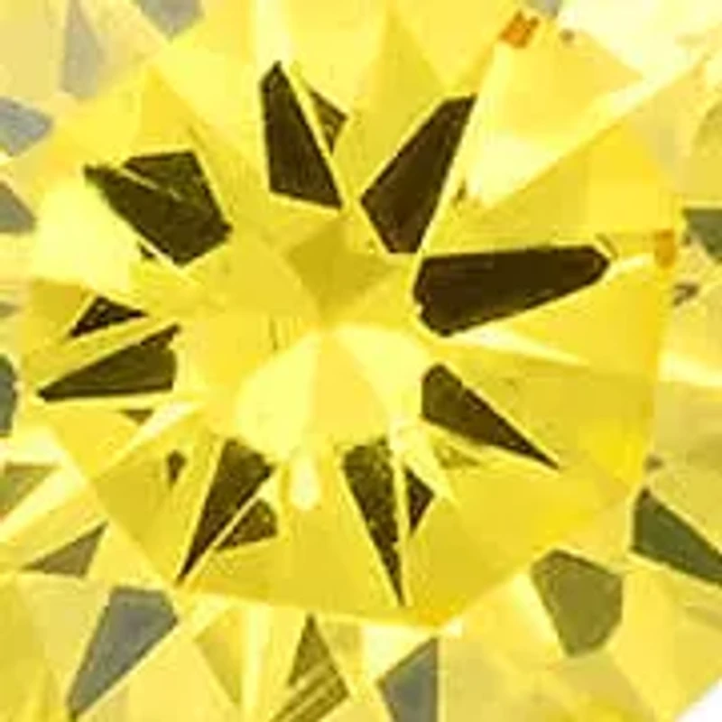 Ladies 18k gold plated stainless steel white and yellow simulated diamond stud earrings set