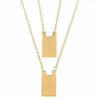 Ladies 18k gold plated lords prayer necklace in english
