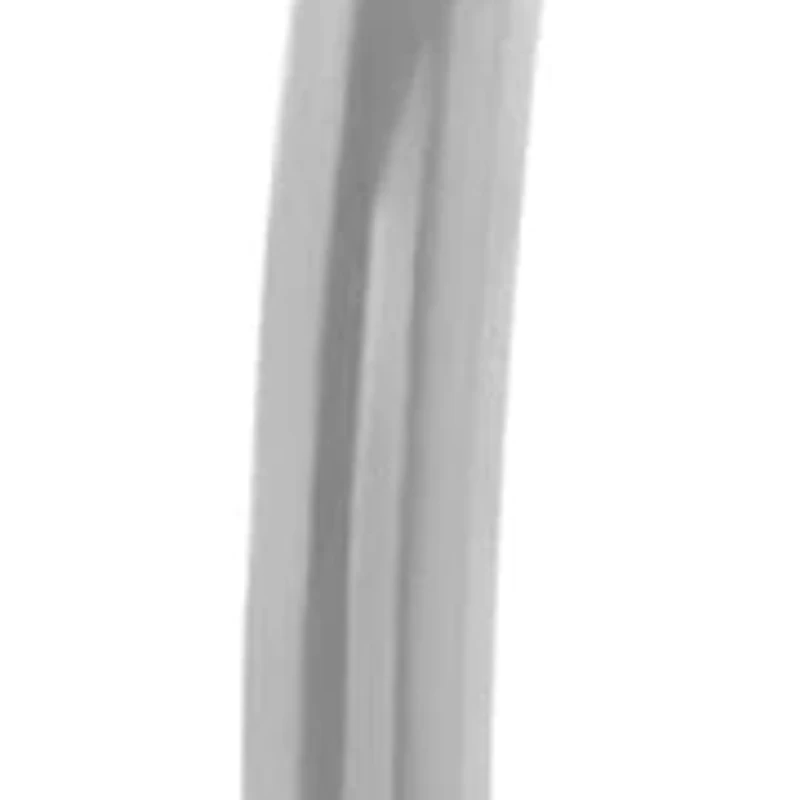 Set of 2 stainless steel and 18kt rose gold plated 50mm hoop earrings