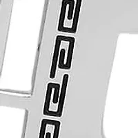 Ladies stainless steel sled pendant