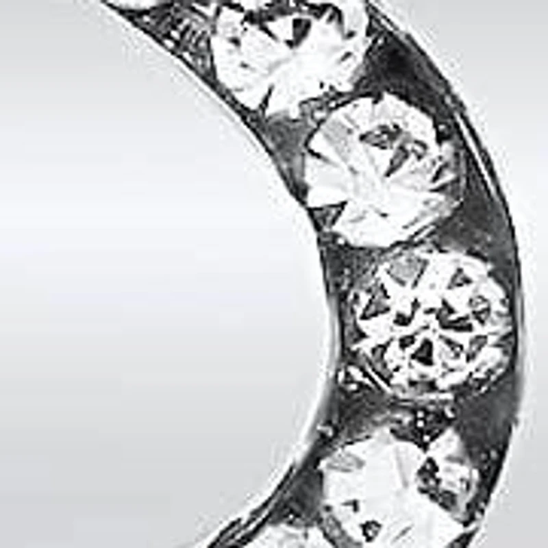 Ladies stainless steel and simulated diamonds studs/huggies 2pc earrings set