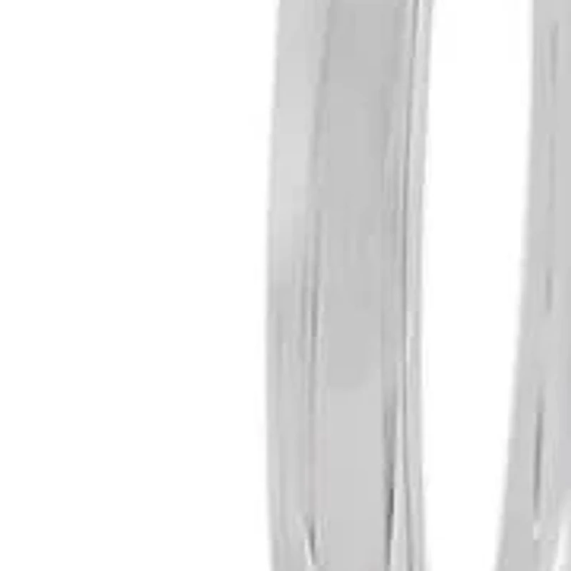 Ladies stainless steel 50mm hoop earrings