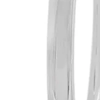 Ladies stainless steel 50mm hoop earrings
