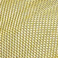 Ladies 18k gold plated stainless steel mesh bracelet