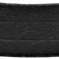 Ladies black velvet three strand choker necklace with alloy clasp