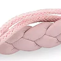 Ladies pink leather bracelet with breast cancer stainless steel charms