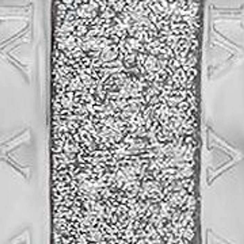 Ladies stainless steel hoop earrings with roman numerals and simulated diamonds