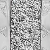 Ladies stainless steel hoop earrings with roman numerals and simulated diamonds