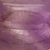 Ladies genuine amethyst stretch bracelet