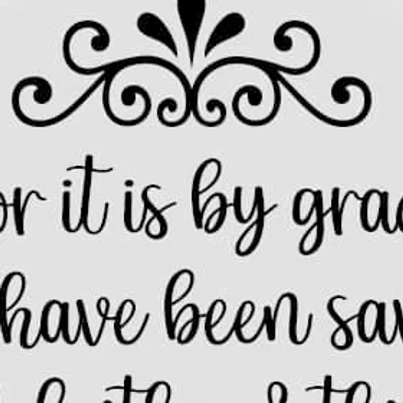 Ladies stainless steel Ephesians 2.89 verse pendant