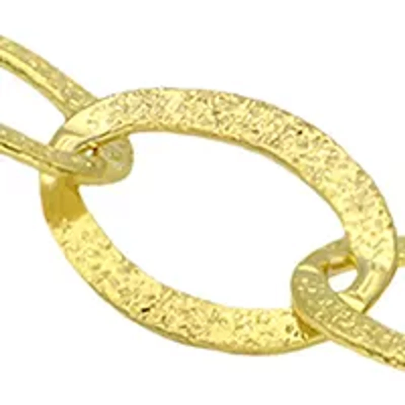 Oval Rolo Stardust Textured Bracelet