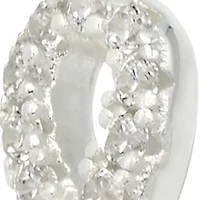 Lab Grown Pavé Cubic Zirconia Love Script Ring Sterling Silver