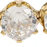 Lab Grown Round Cubic Zirconia Coil Tennis Bracelet