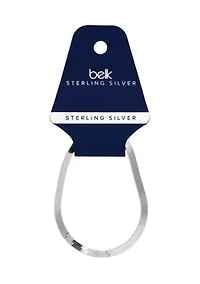 Sterling Silver Herringbone Chain Bracelet