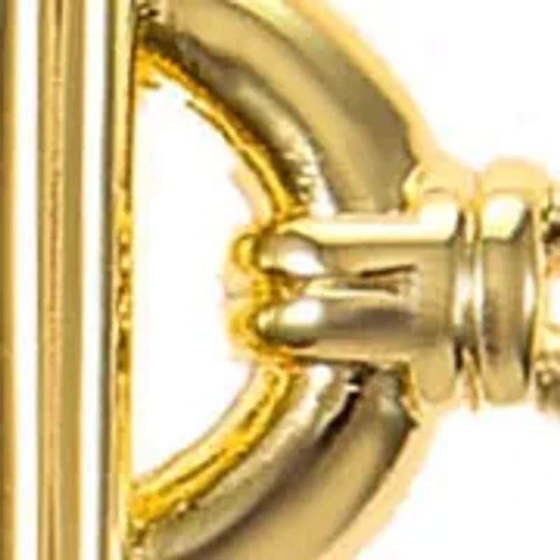 Fine Gold Plated Paper Clip Chain Necklace