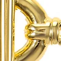 Fine Gold Plated Paper Clip Chain Necklace