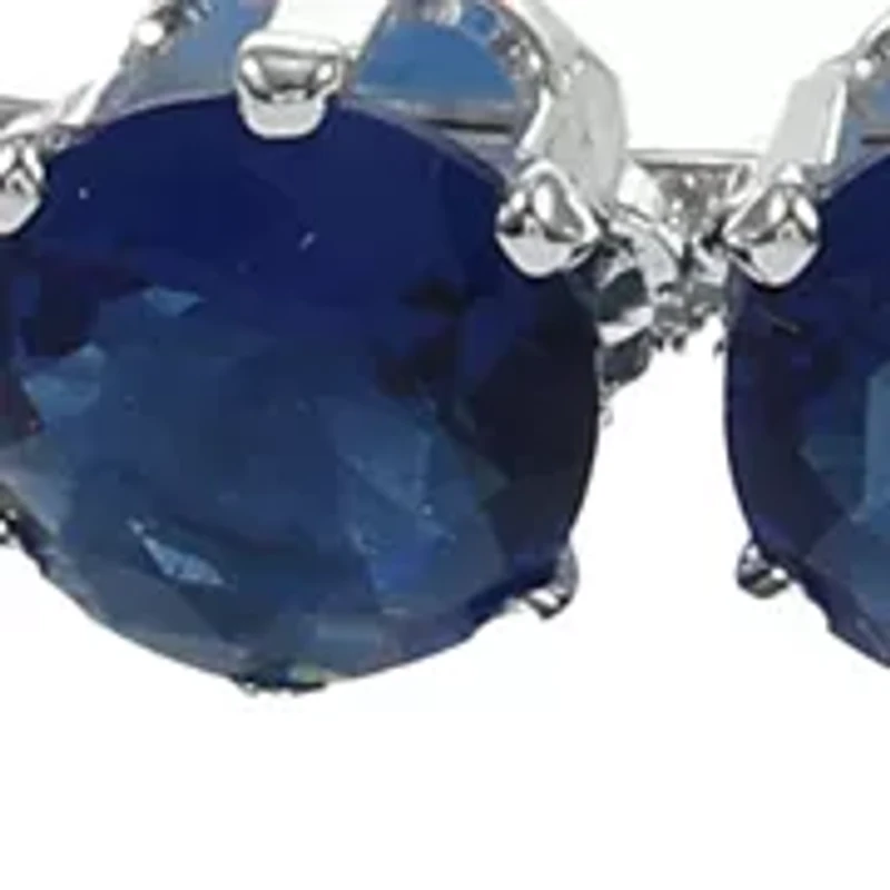 Lab Grown Round Cubic Zirconia Coil Tennis Bracelet