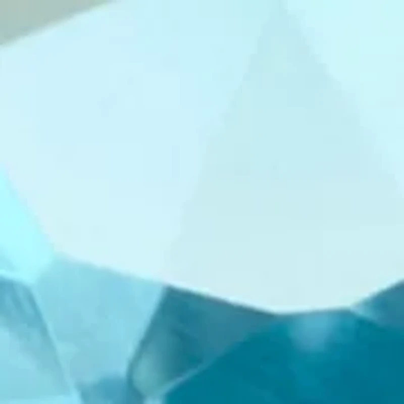 Lab Grown Sterling Silver Aqua Crystal Pear with Clear Cubic Zirconia Halo Ring