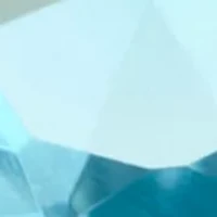 Lab Grown Sterling Silver Aqua Crystal Pear with Clear Cubic Zirconia Halo Ring