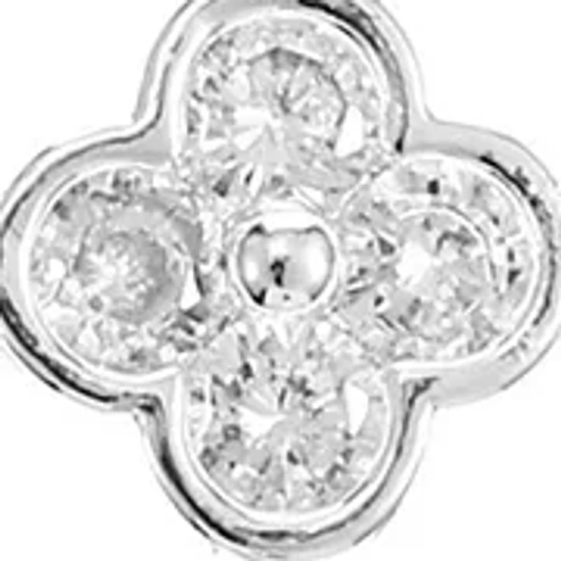 Clover Charms CZ Tennis Bracelet