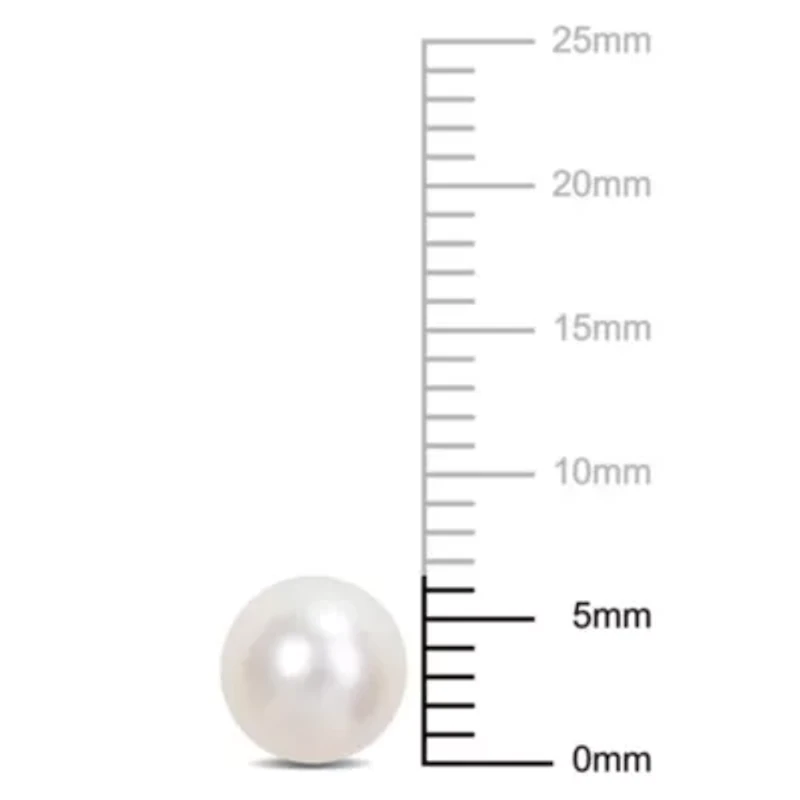 6-6.5mm Freshwater Cultured Pearl Stud Earrings in 14K Yellow Gold