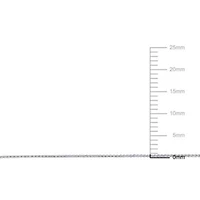 Wheat Link Chain Necklace in 10K White Gold, 16"