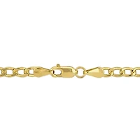 3.8mm Curb Link Bracelet in 10K Yellow Gold